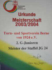 Staffelmeisterschaft Frühjahr 2004